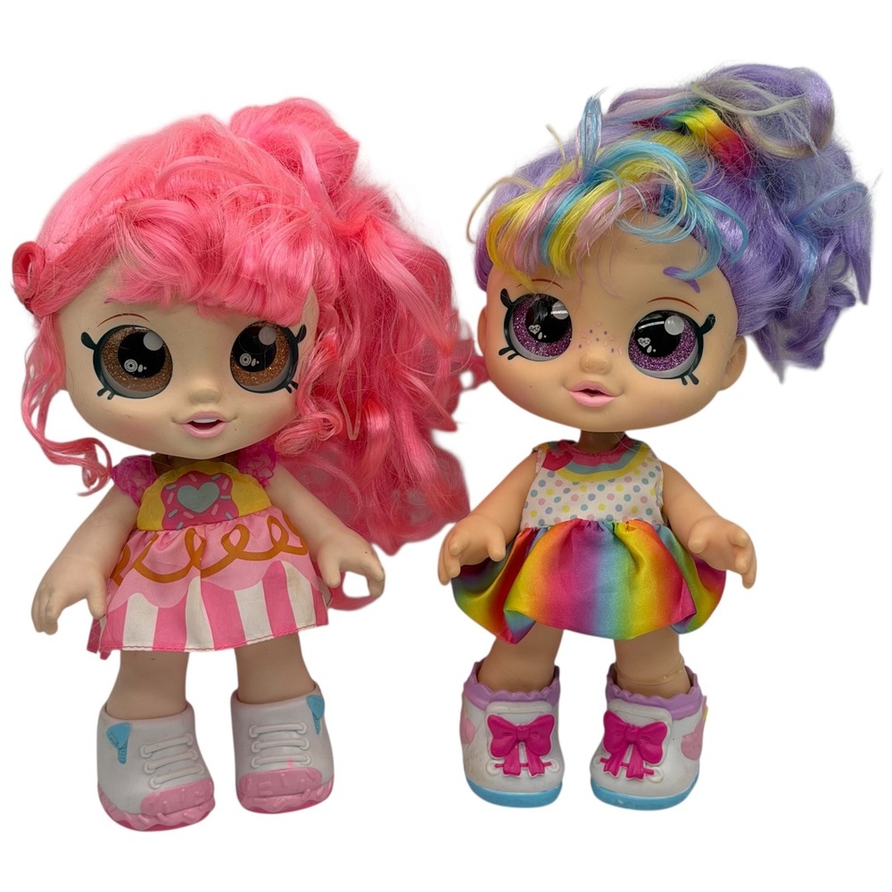 Moose‎ Toys Kindi Kids Marsha Mello & Donatina Toddler Dolls Lot